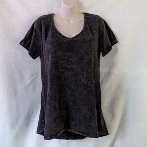 Distressed Scoop-Neck LuLaRoe Shirt